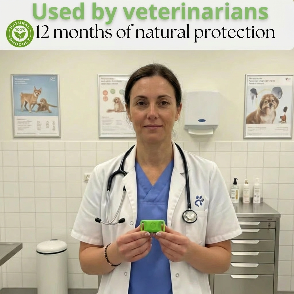 Pawly™ Flea & Tick Collar – 12 Months of Natural Protection for Dogs