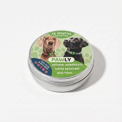 Pawly™ Flea & Tick Collar – 12 Months of Natural Protection for Dogs