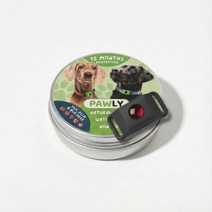Pawly™ Flea & Tick Collar – 12 Months of Natural Protection for Dogs