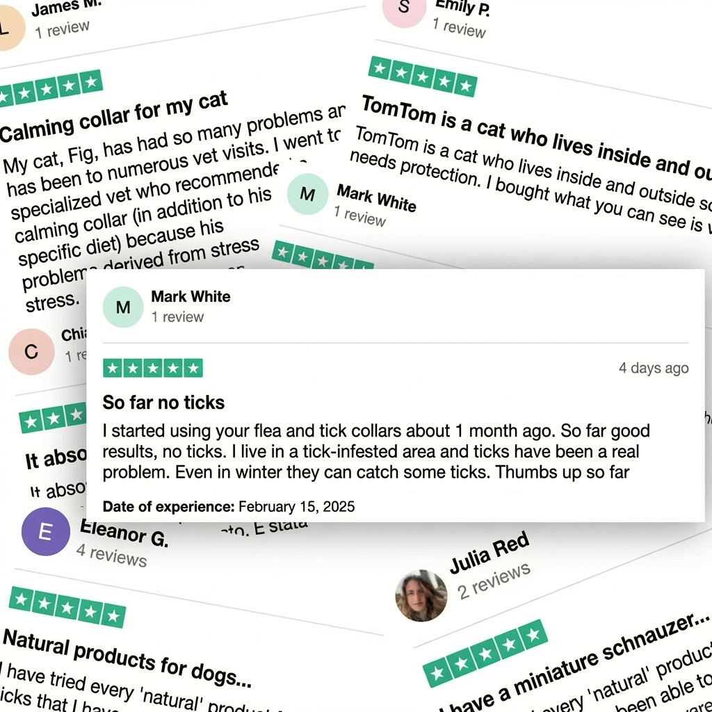 Pawly™ Flea & Tick Collar – 12 Months of Natural Protection for Dogs